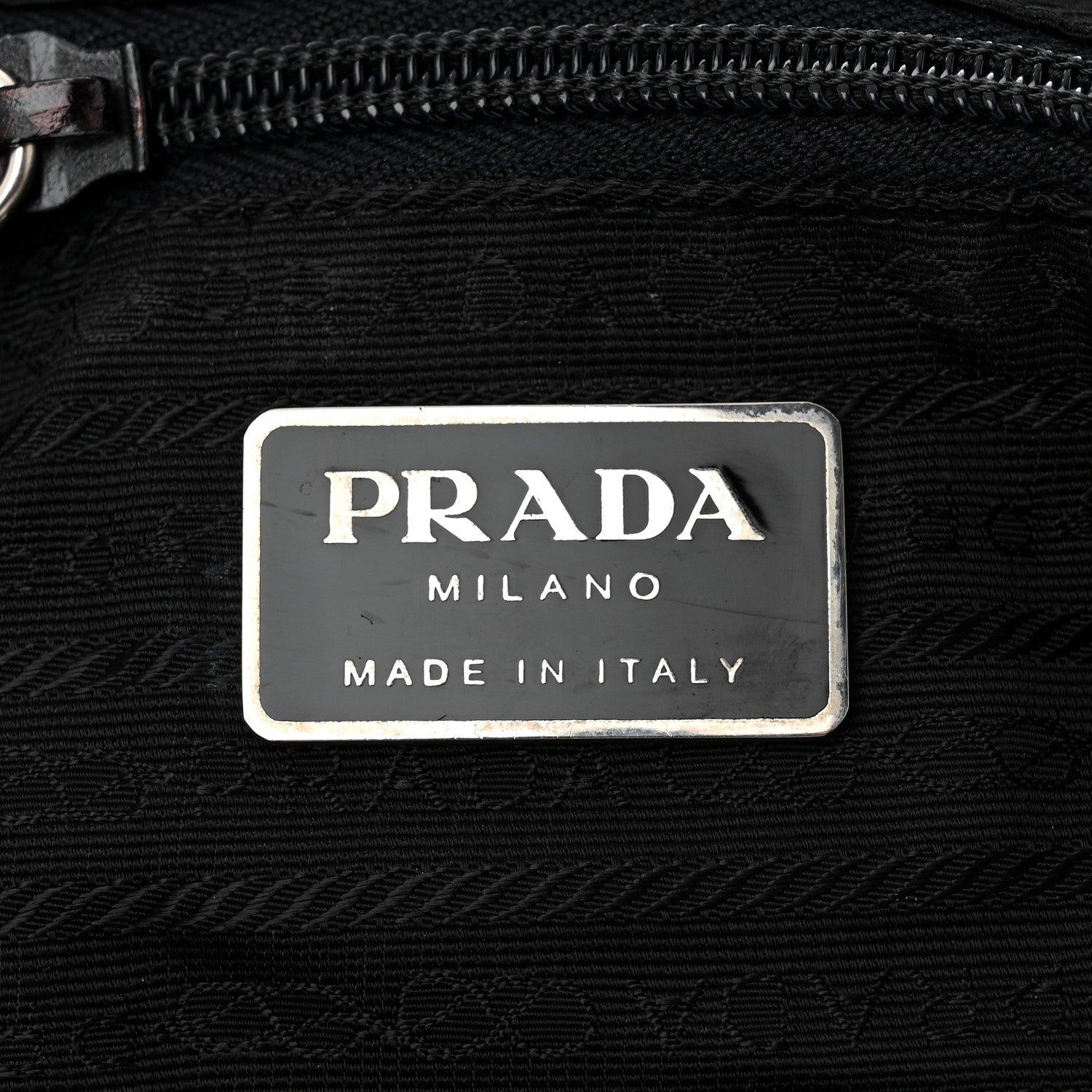 Prada Tessuto Nylon Saffiano Medium Backpack Purple 6 of 11