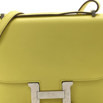 Hermes Epsom Constance 18 Lime 8 of 10