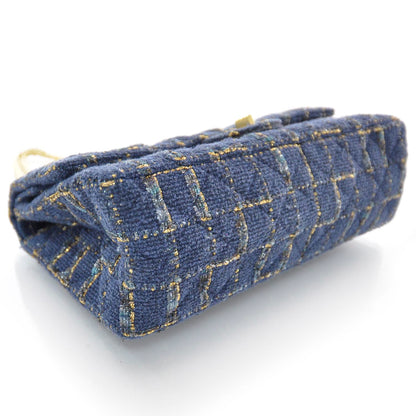 Chanel Fantasy Tweed 2.55 Reissue 226 Flap Blue 5 of 10