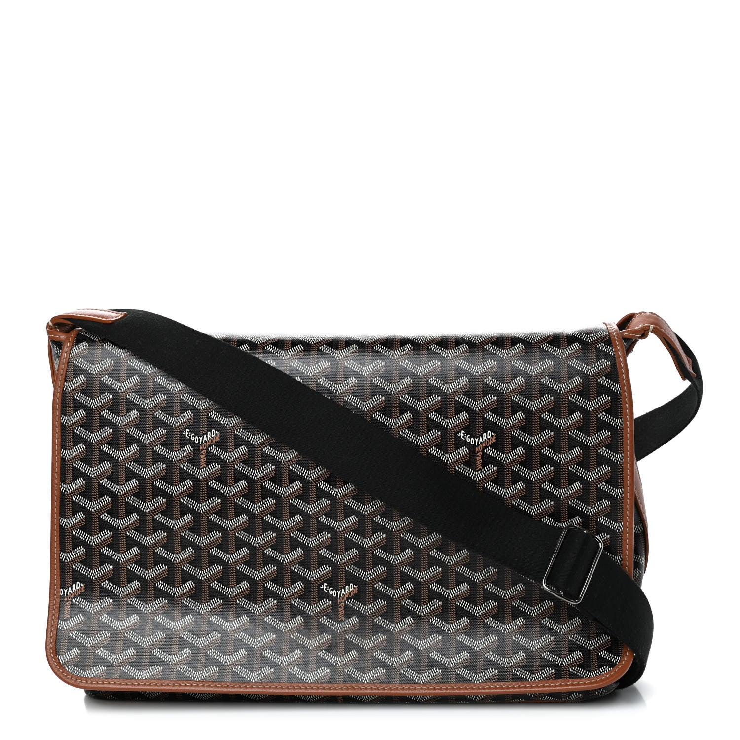 Goyard Goyardine Capetien Messenger Bag Black Gold 1 of 4
