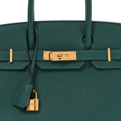 Hermes Togo Birkin 30 Malachite 8 of 11