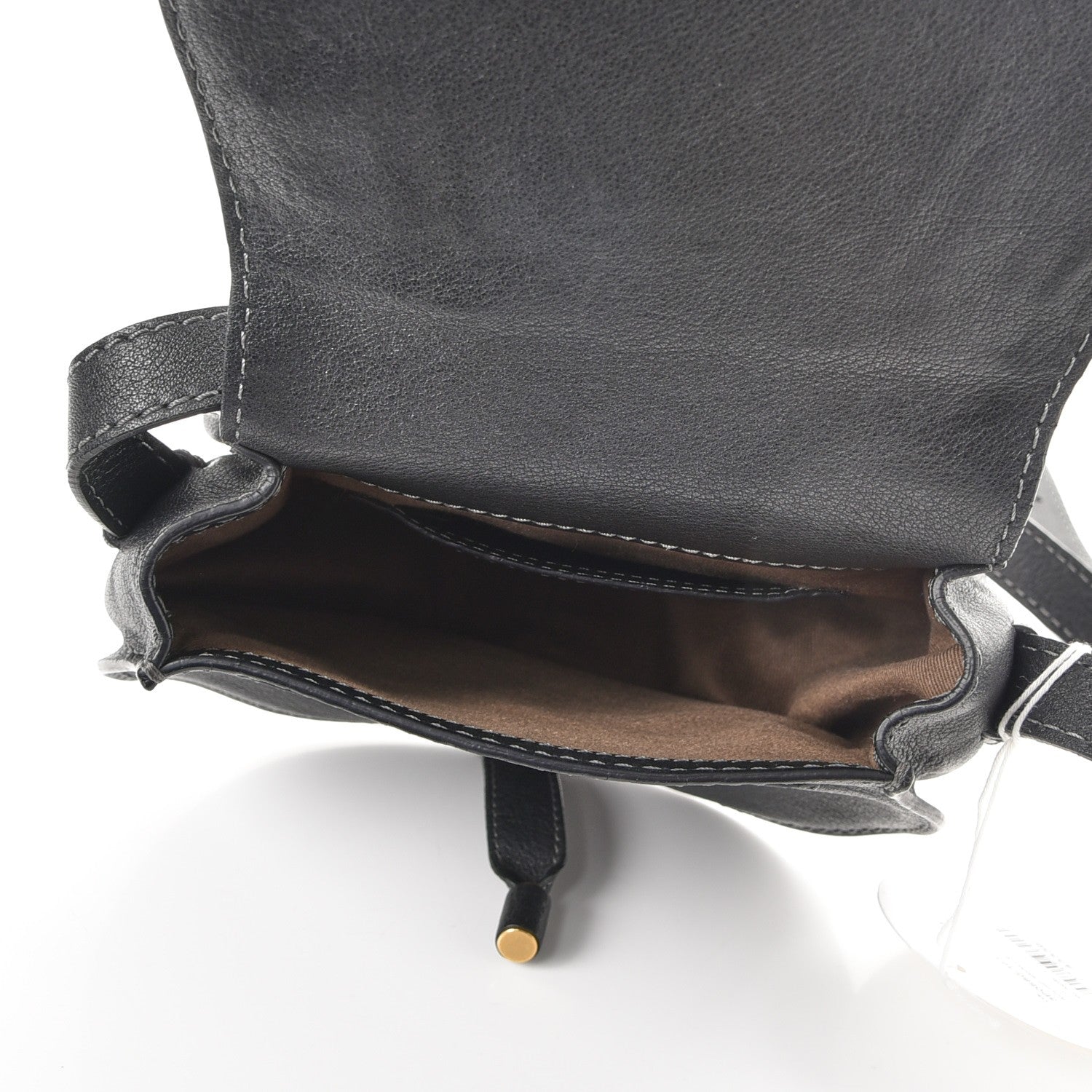 Chloe Calfskin Mini Marcie Round Crossbody Bag Black 5 of 8