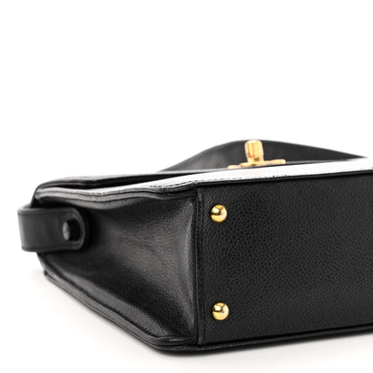Chanel Caviar Flap Shoulder Bag Black 9 of 13