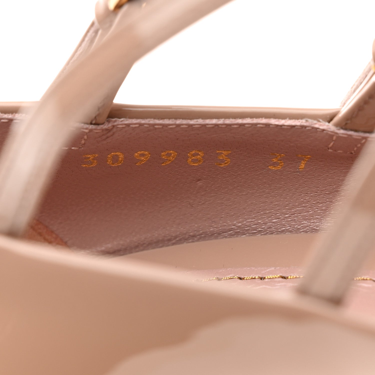 Gucci Vernice Crystal Lisbeth Platform Pumps 37 Dark Cipria 6 of 9
