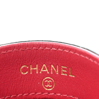 Chanel Lambskin Quilted Chanel 19 Card Holder Black 6 of 10