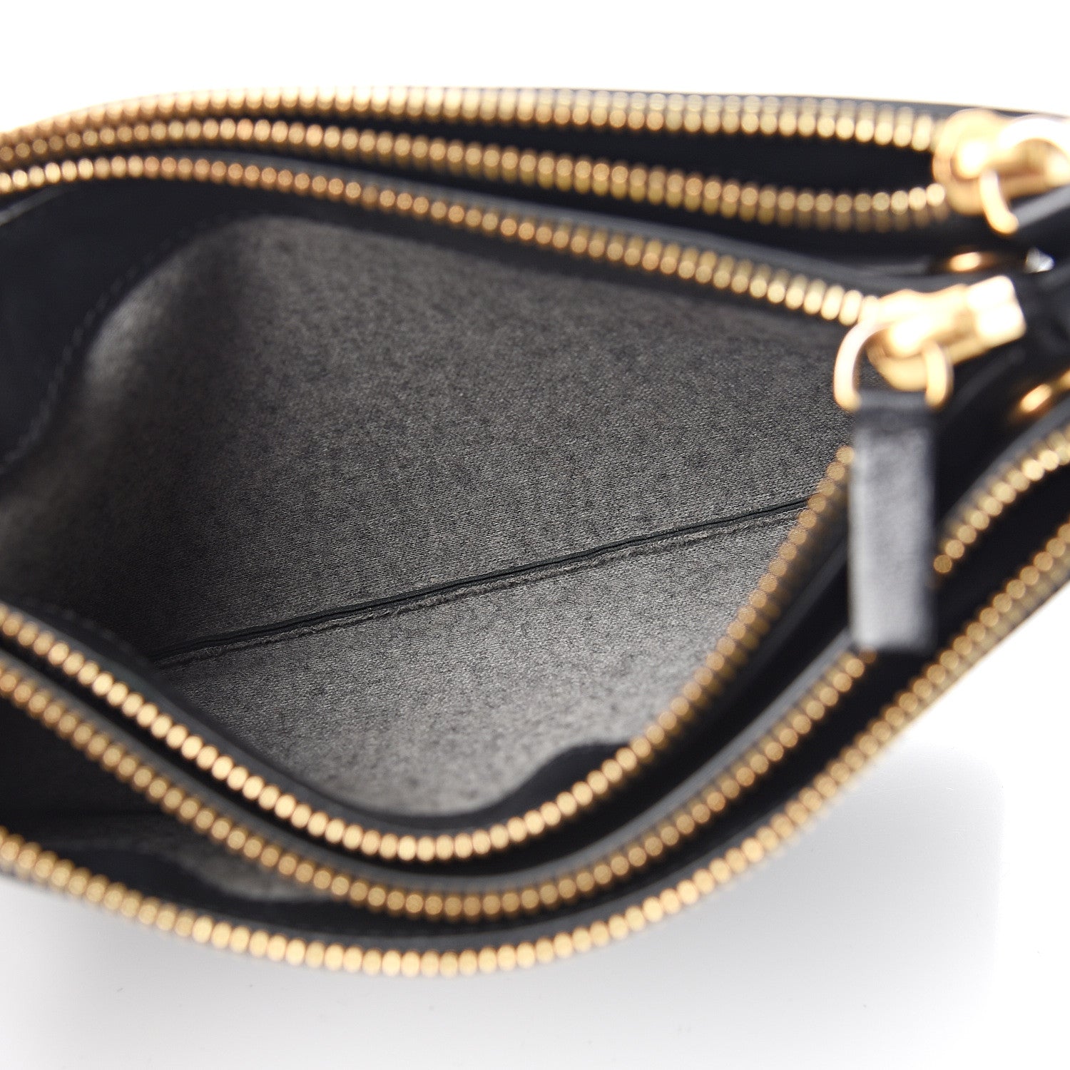 Celine Lambskin Small Trio Crossbody Bag Black 5 of 10