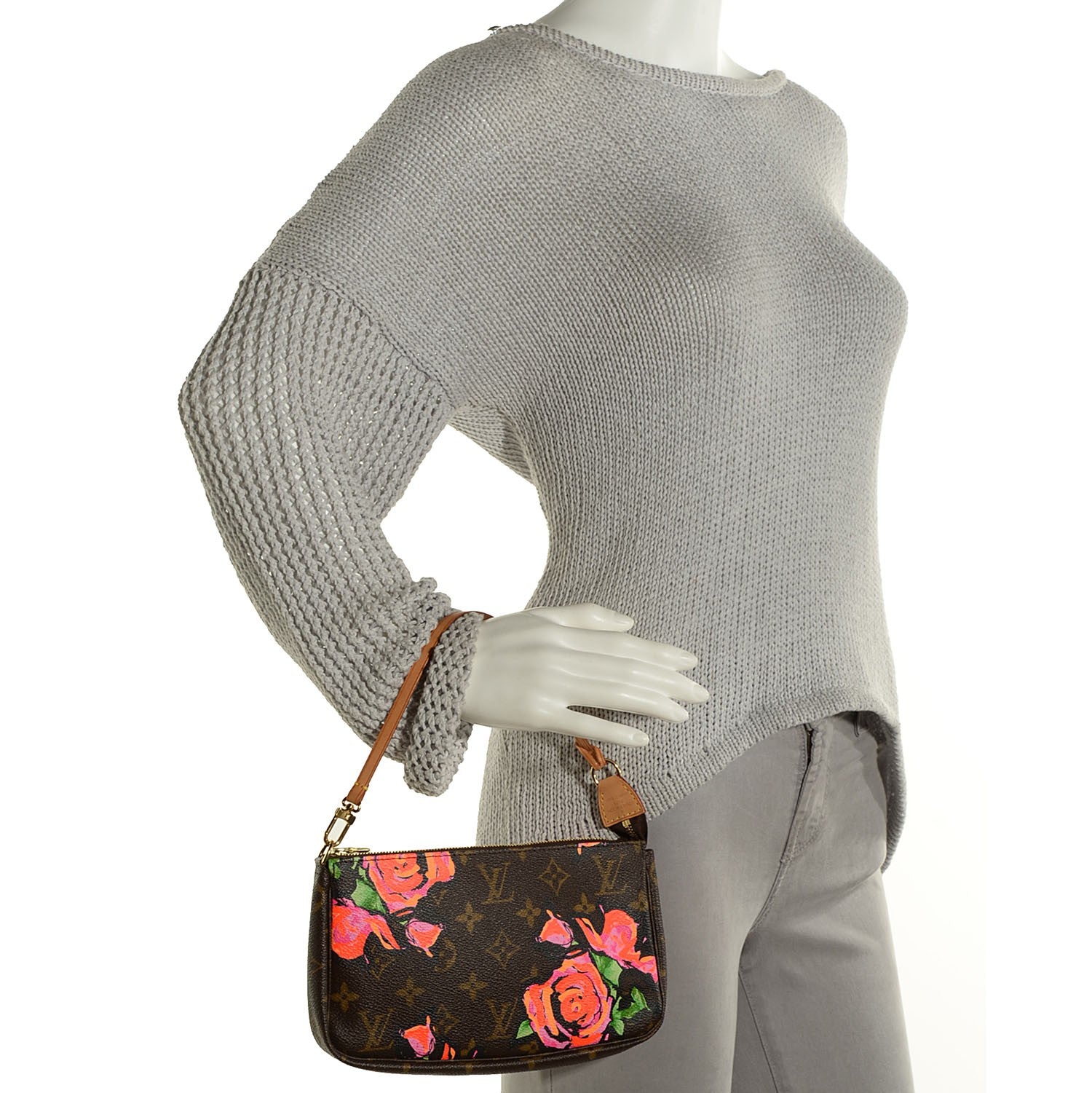 Louis Vuitton Monogram Roses Pochette Accessories 2 of 7