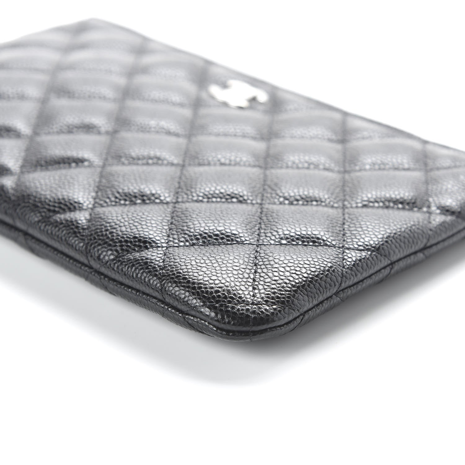 Chanel Caviar Quilted Cosmetic Case Black 7 of 11