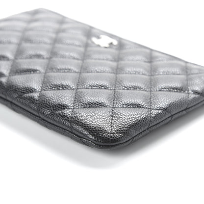 Chanel Caviar Quilted Cosmetic Case Black 7 of 11
