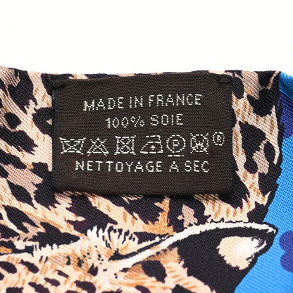Hermes Silk Jungle Love Love Twilly Bleu Gitane Gris Bleuete 4 of 4