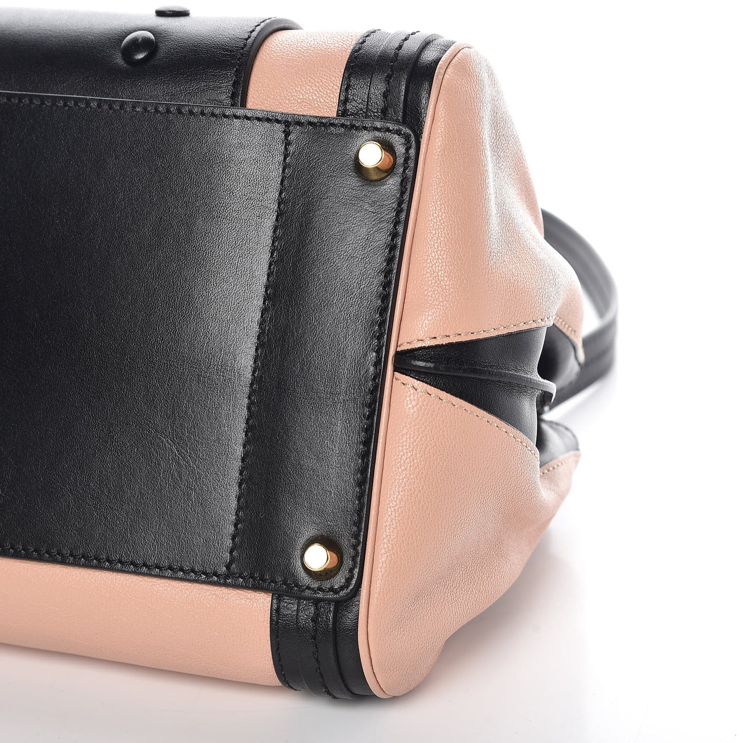 Calfskin Mini Alice Satchel Anemone Pink Black