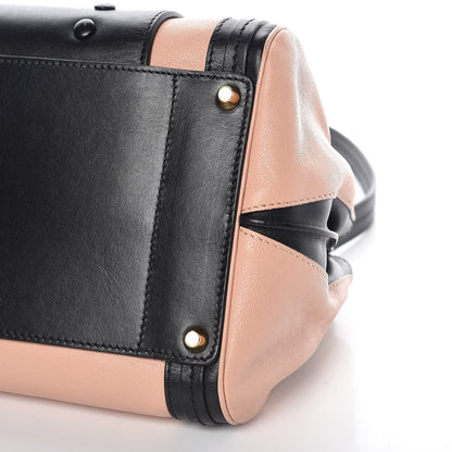 Chloe Calfskin Mini Alice Satchel Anemone Pink Black 11 of 12