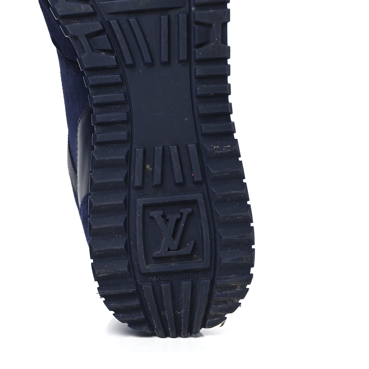 Louis Vuitton Suede Run Away Sneakers 37 Blue 6 of 8