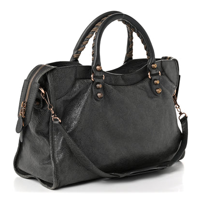Balenciaga Agneau Giant 12 Rose Gold Hardware City Gris Tarmac 3 of 11