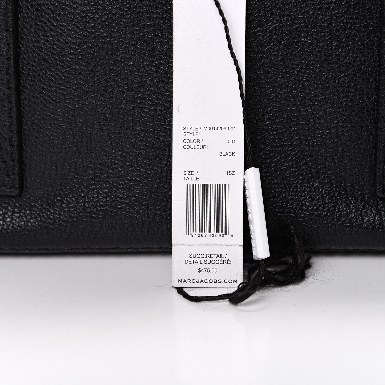 Marc Jacobs Pebbled Calfskin Wellington Satchel Black 14 of 17