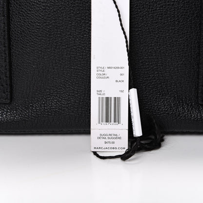 Marc Jacobs Pebbled Calfskin Wellington Satchel Black 14 of 17
