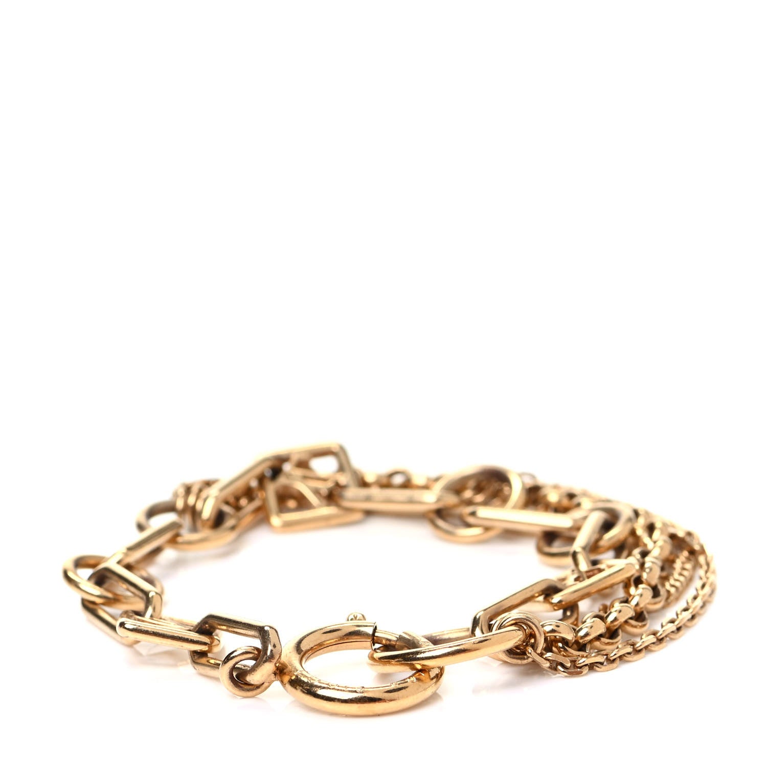 Louis Vuitton Vegas Chain Bracelet Gold 3 of 6