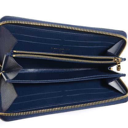 Louis Vuitton Damier Paillettes Zippy Wallet Blue 5 of 7