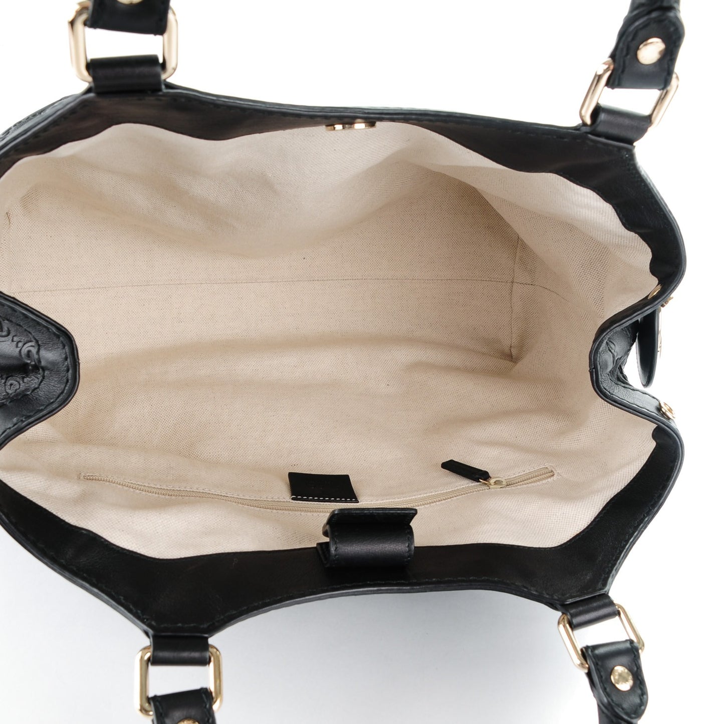 Guccissima Medium Sukey Tote Black