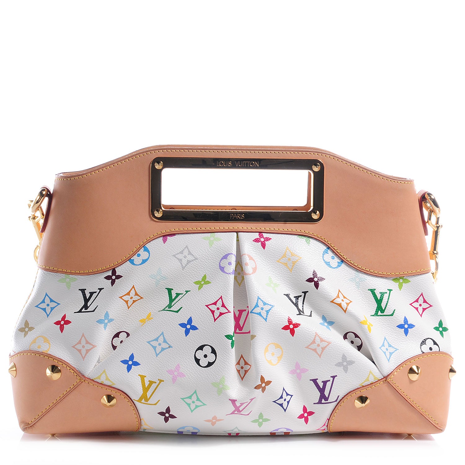Louis Vuitton Monogram Multicolor Judy MM White 1 of 8