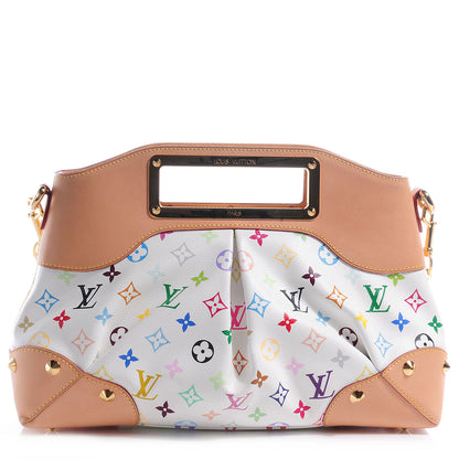 Louis Vuitton Monogram Multicolor Judy MM White 1 of 8