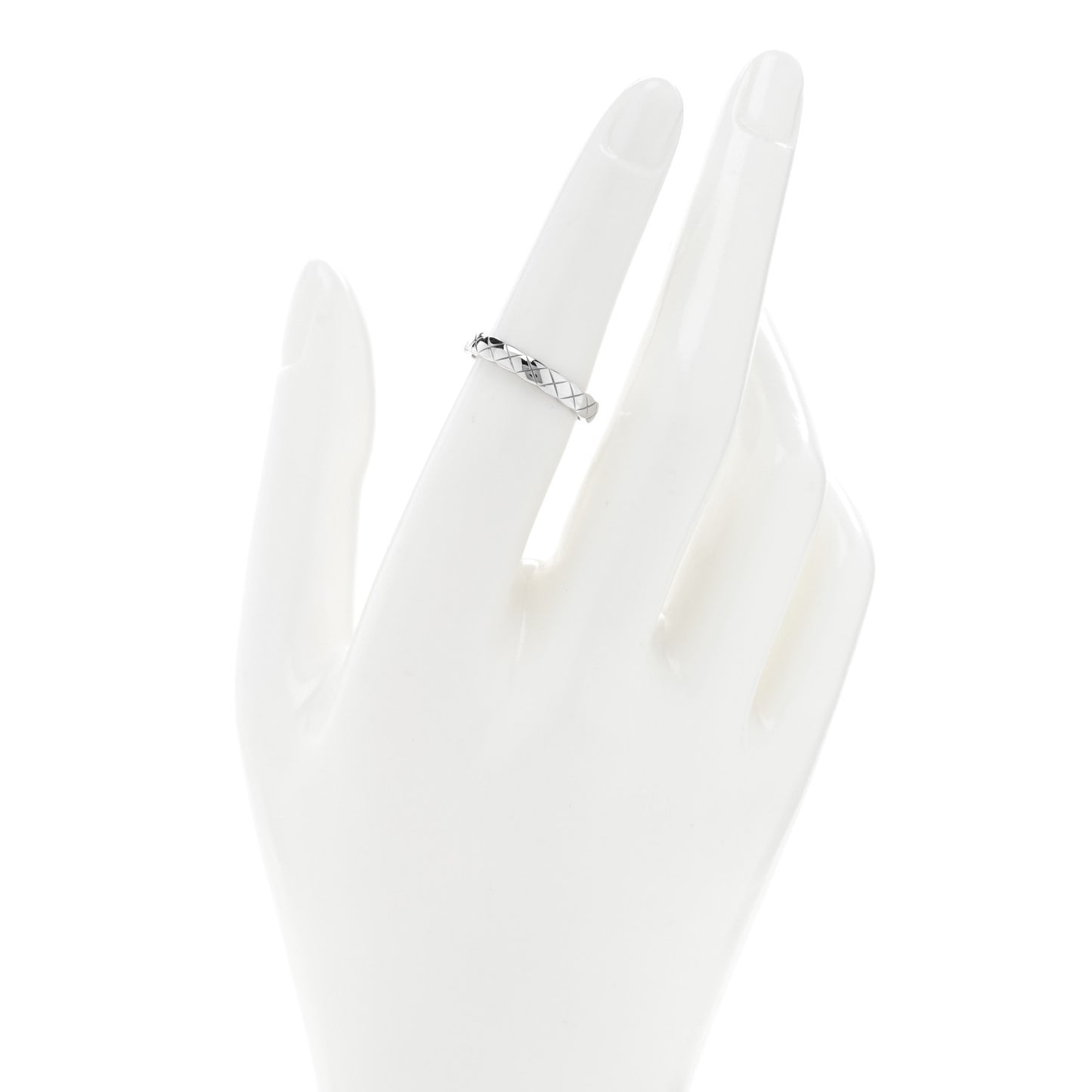 18K White Gold Mini Coco Crush Ring