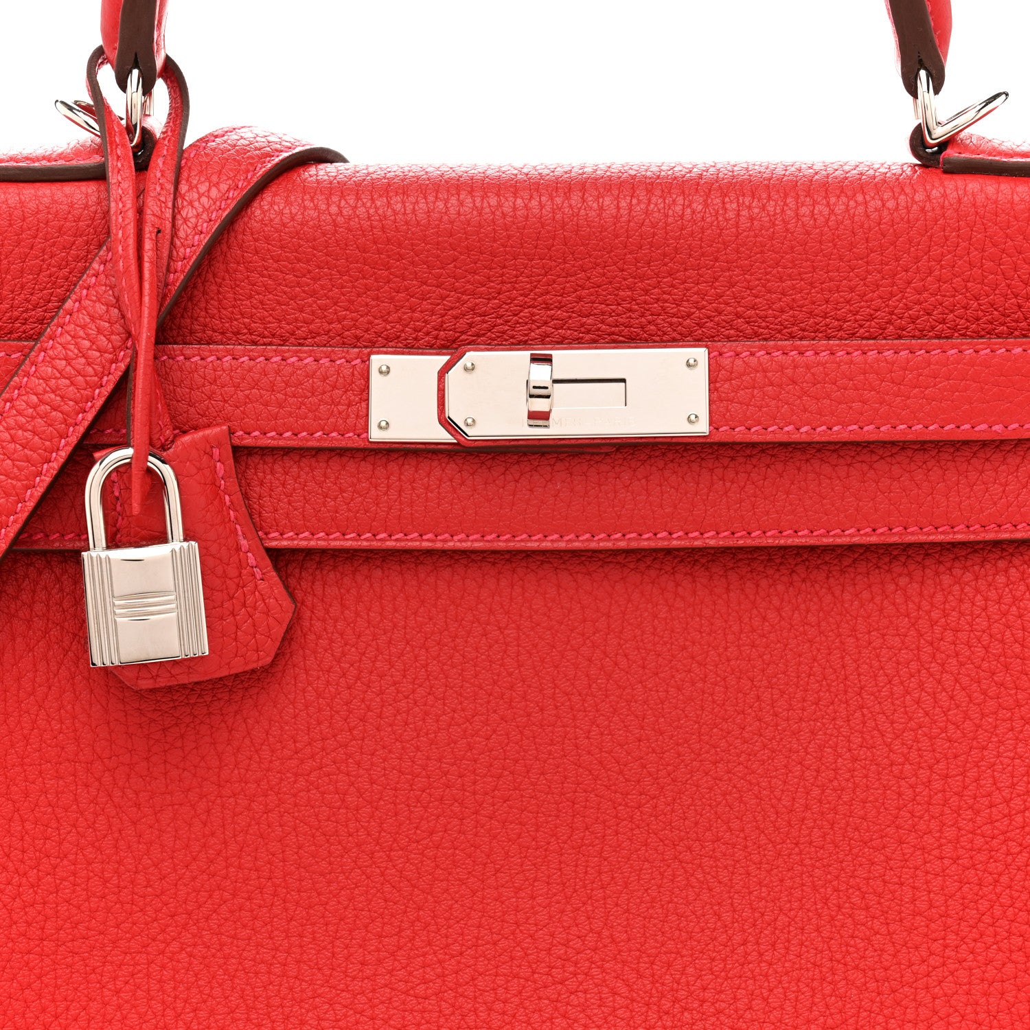 Hermes Togo Kelly Retourne 28 Rouge Casaque 7 of 12