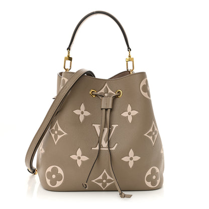 Louis Vuitton Empreinte Monogram Giant Neonoe MM Tourterelle Creme 1 of 13