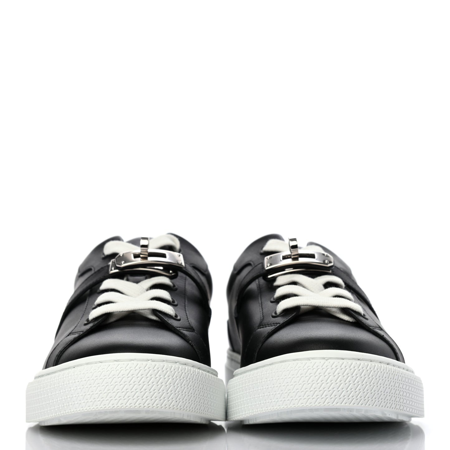 Calfskin Day Sneakers 37.5 Black