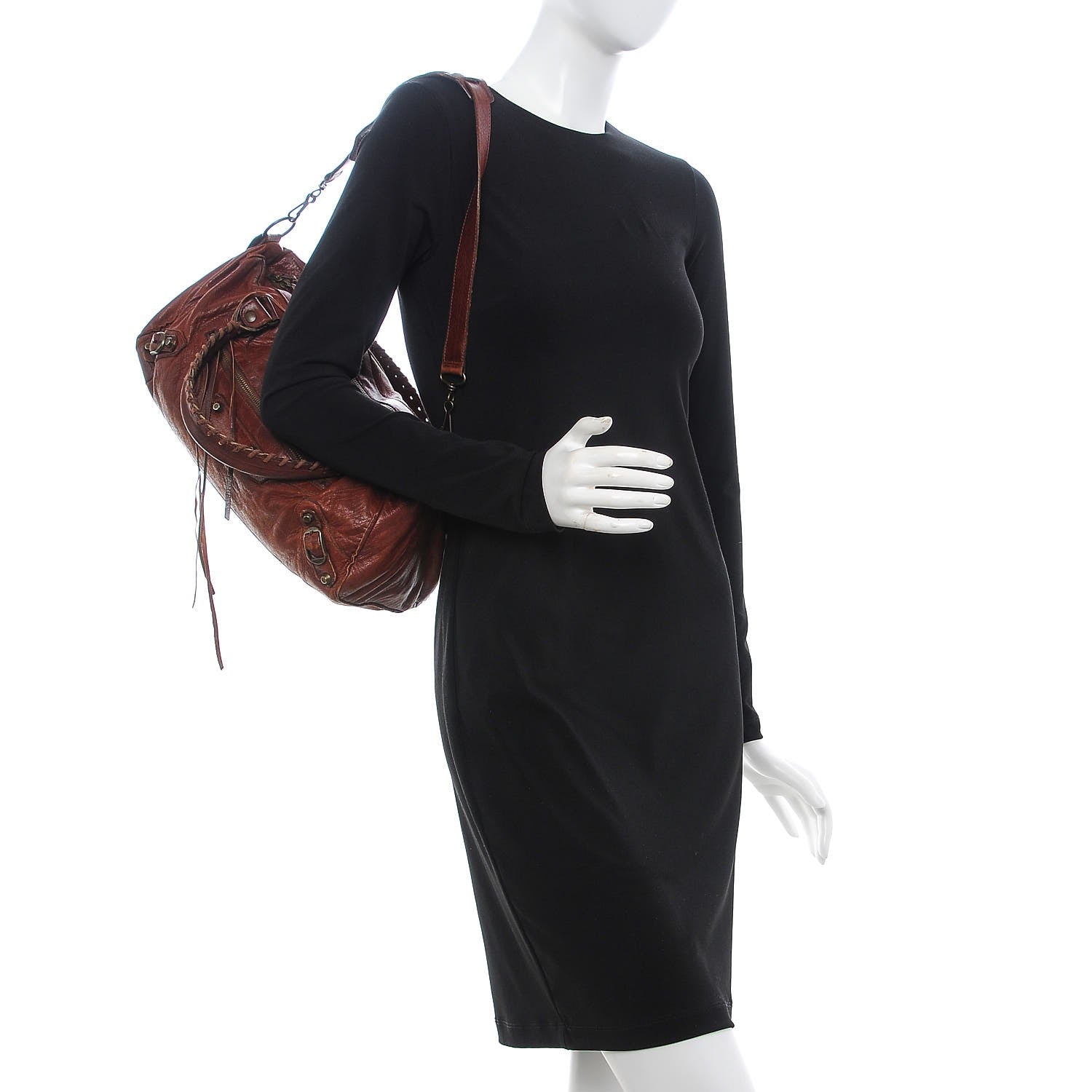 Balenciaga Chevre Classic Hardware Twiggy Cafe 2 of 17