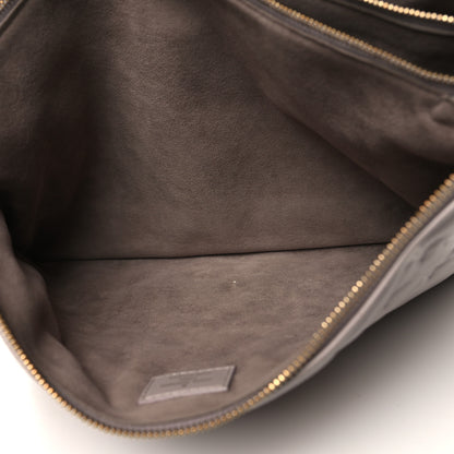 Louis Vuitton Lambskin Embossed Monogram Coussin MM Grey 7 of 11