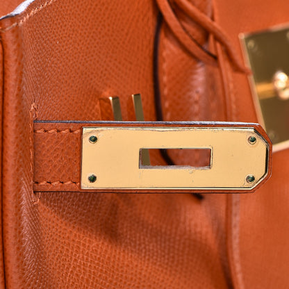 Hermes Epsom Birkin 30 Orange 21 of 41