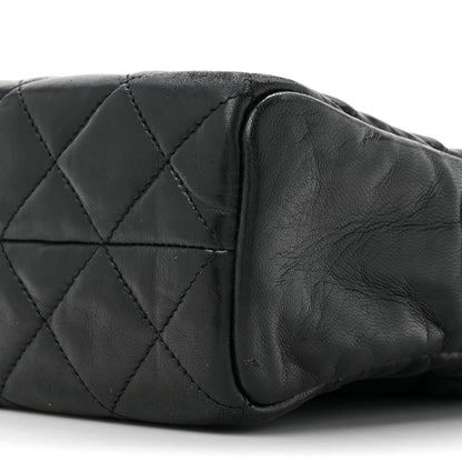 Chanel Lambskin Quilted Large Camera Case Black 10 of 16