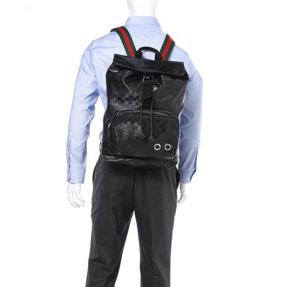 Gucci Imprime Monogram Web 500 Backpack Black 2 of 10