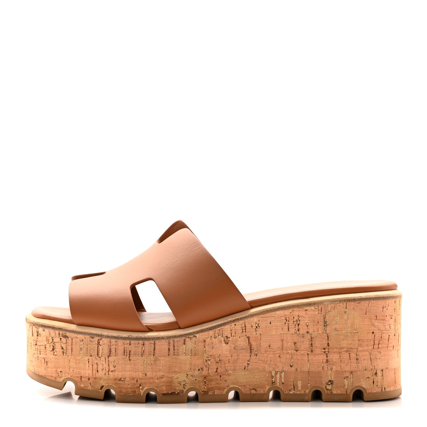 Hermes Calfskin Eze 30 Sandals 38 Naturel 1 of 13