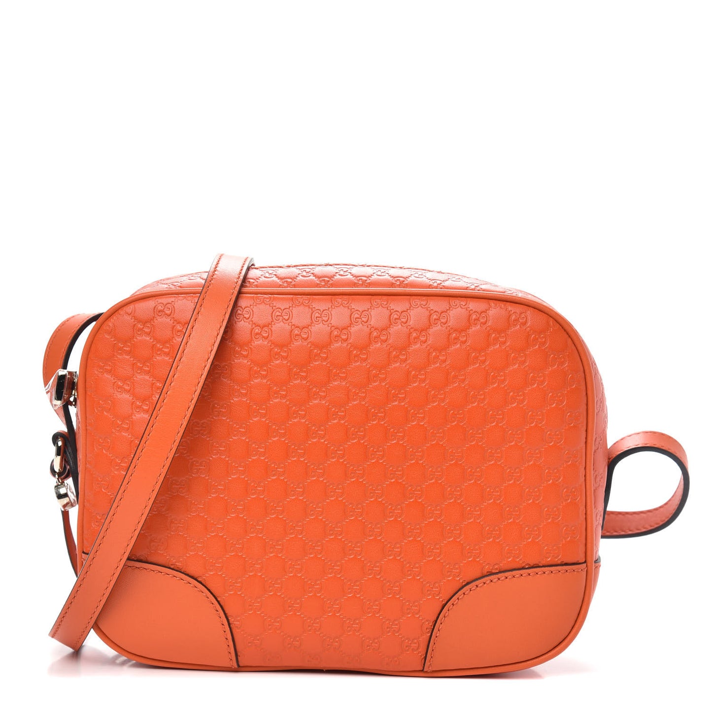 Soft Microguccissima Mini Bree Messenger Bag Sun Orange