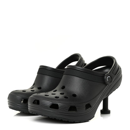 Balenciaga X CROCS Rubber Womens Madame 80 Sandals 39 Black 3 of 8