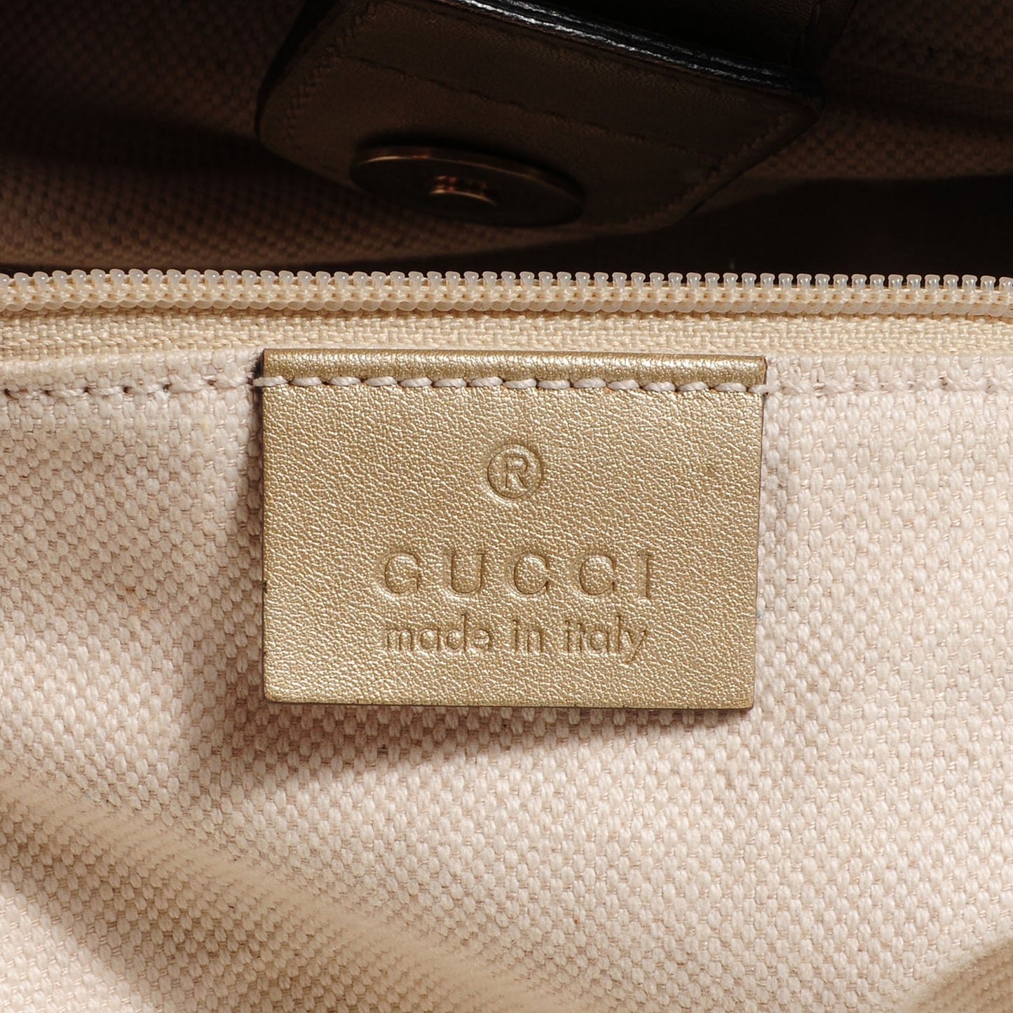Monogram Large Sukey Tote Beige Champagne