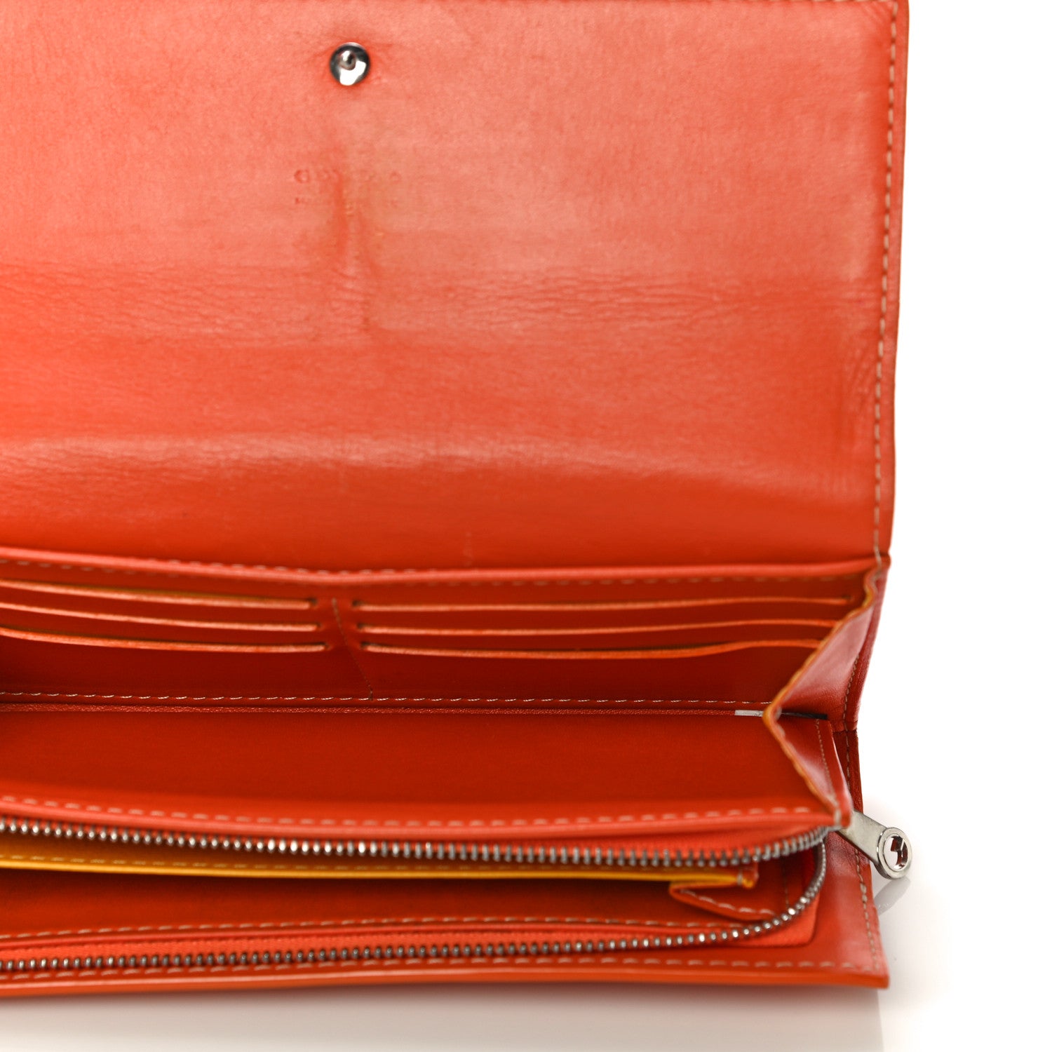 Goyard Goyardine Varenne Long Wallet Orange 5 of 15