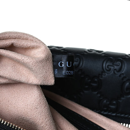 Gucci Guccissima Signature Large Linea A Hobo Black 11 of 13