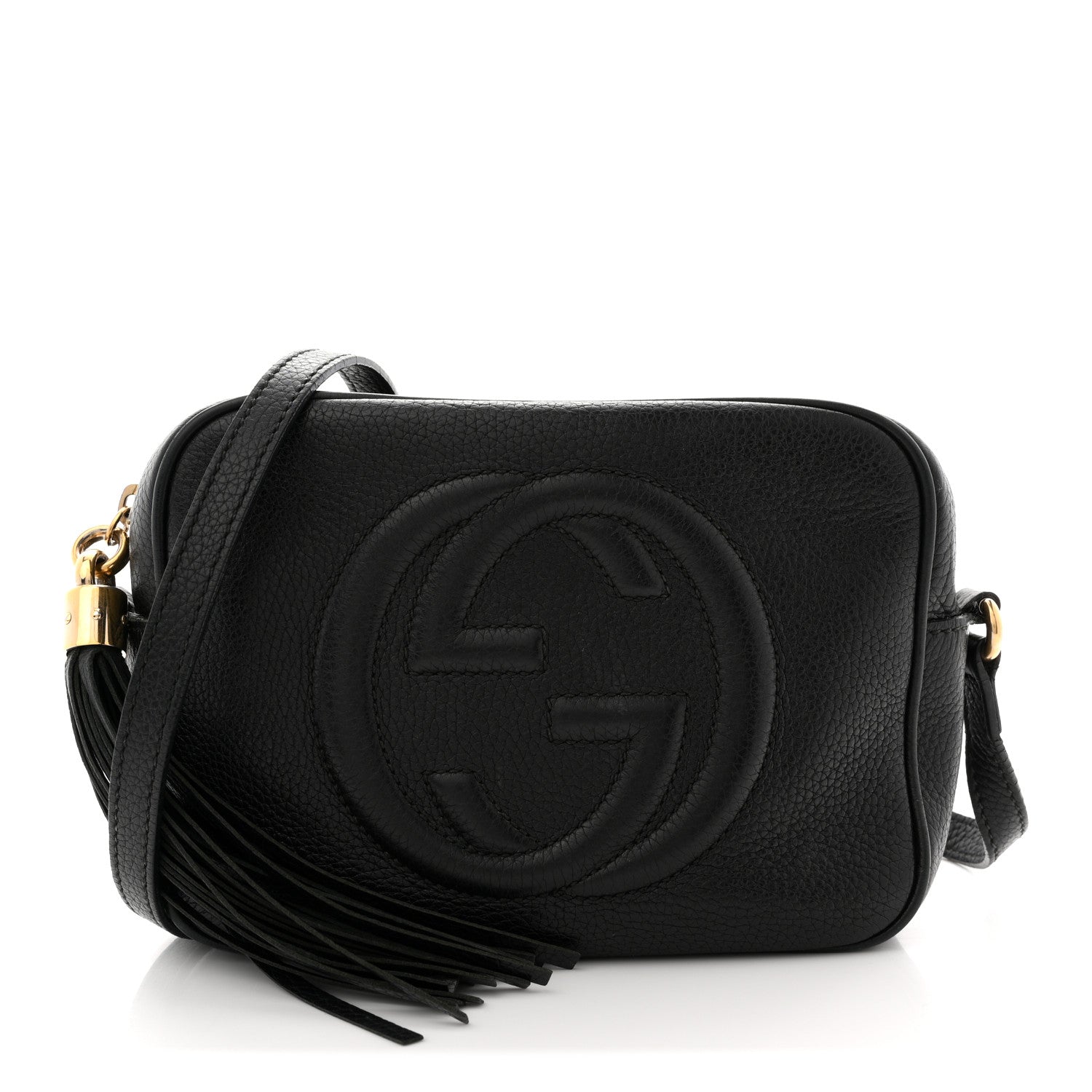 Gucci Pebbled Calfskin Small Soho Disco Bag Black 1 of 17