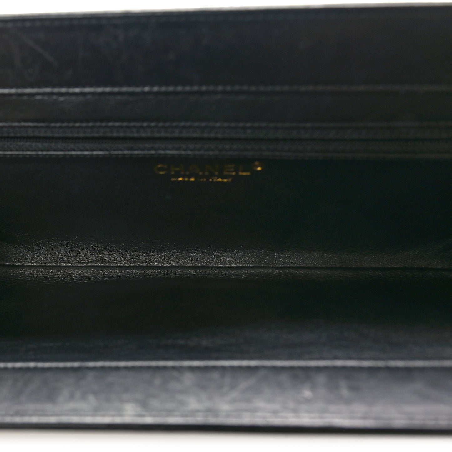 Lambskin Quilted Clutch Black