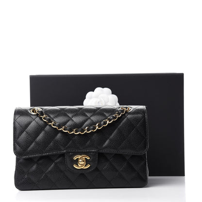 Chanel Caviar Quilted Small Double Flap Black 11 of 11