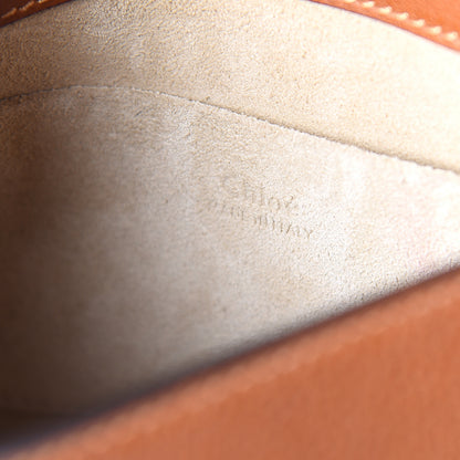 Chloe Calfskin Suede Small Nile Bracelet Bag Caramel 5 of 7