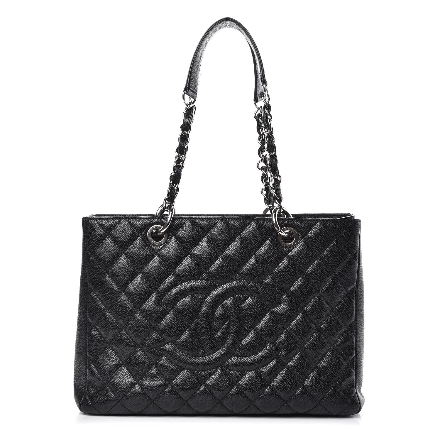 Chanel Caviar Quilted Grand Shopping Tote GST Black 1 of 13