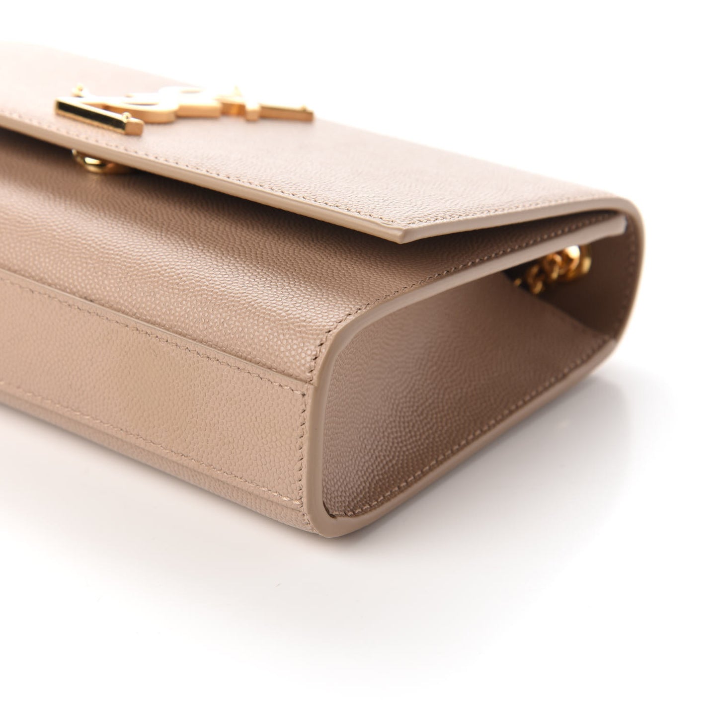 Grain De Poudre Small Monogram Kate Satchel Dark Beige