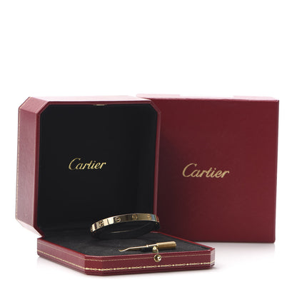 Cartier 18K Yellow Gold LOVE Bracelet 17 7 of 7
