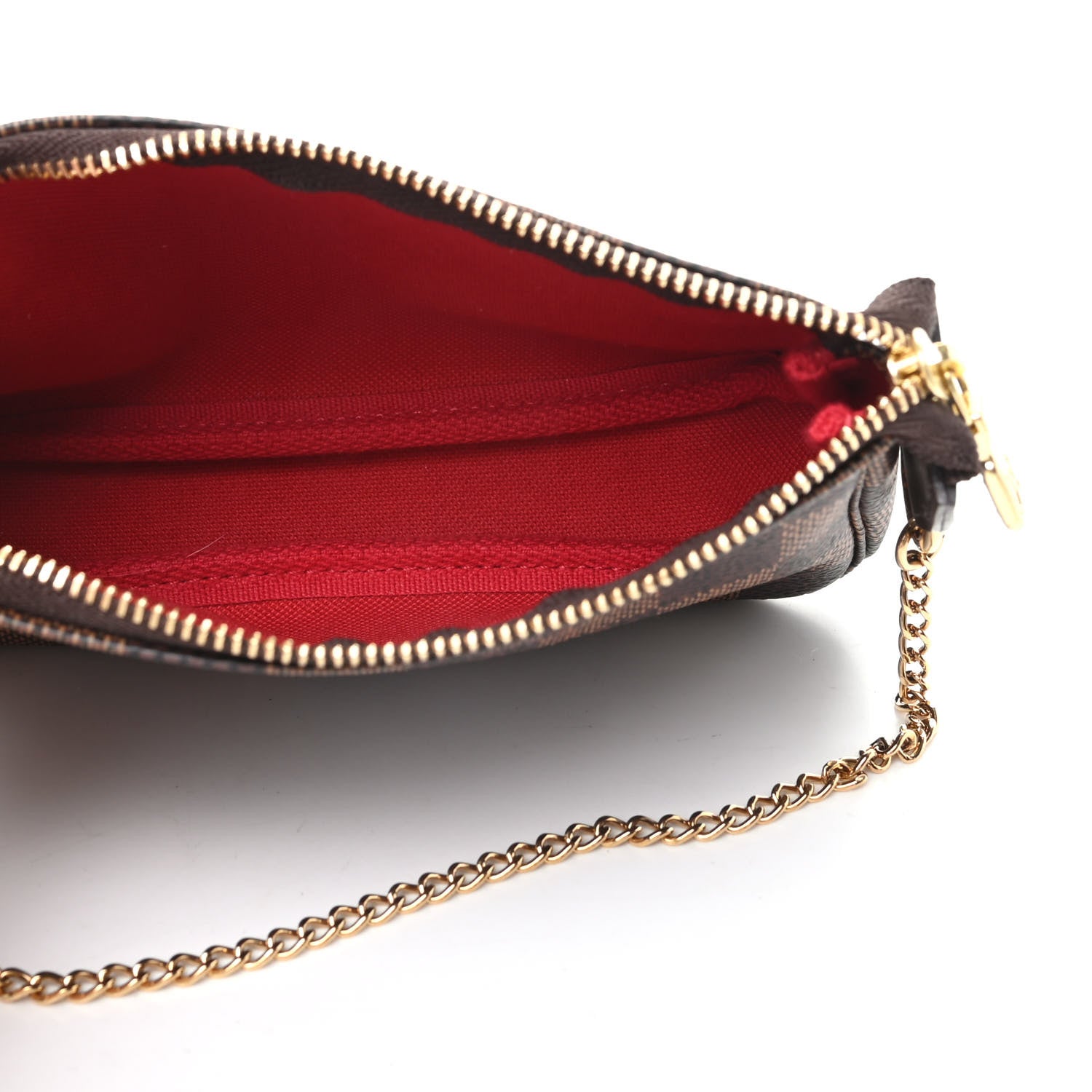 Louis Vuitton Damier Ebene Mini Pochette Accessories 5 of 9