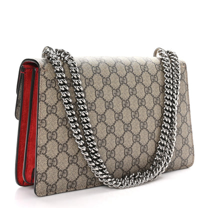 Gucci GG Supreme Monogram Small Dionysus Shoulder Bag Red 3 of 11