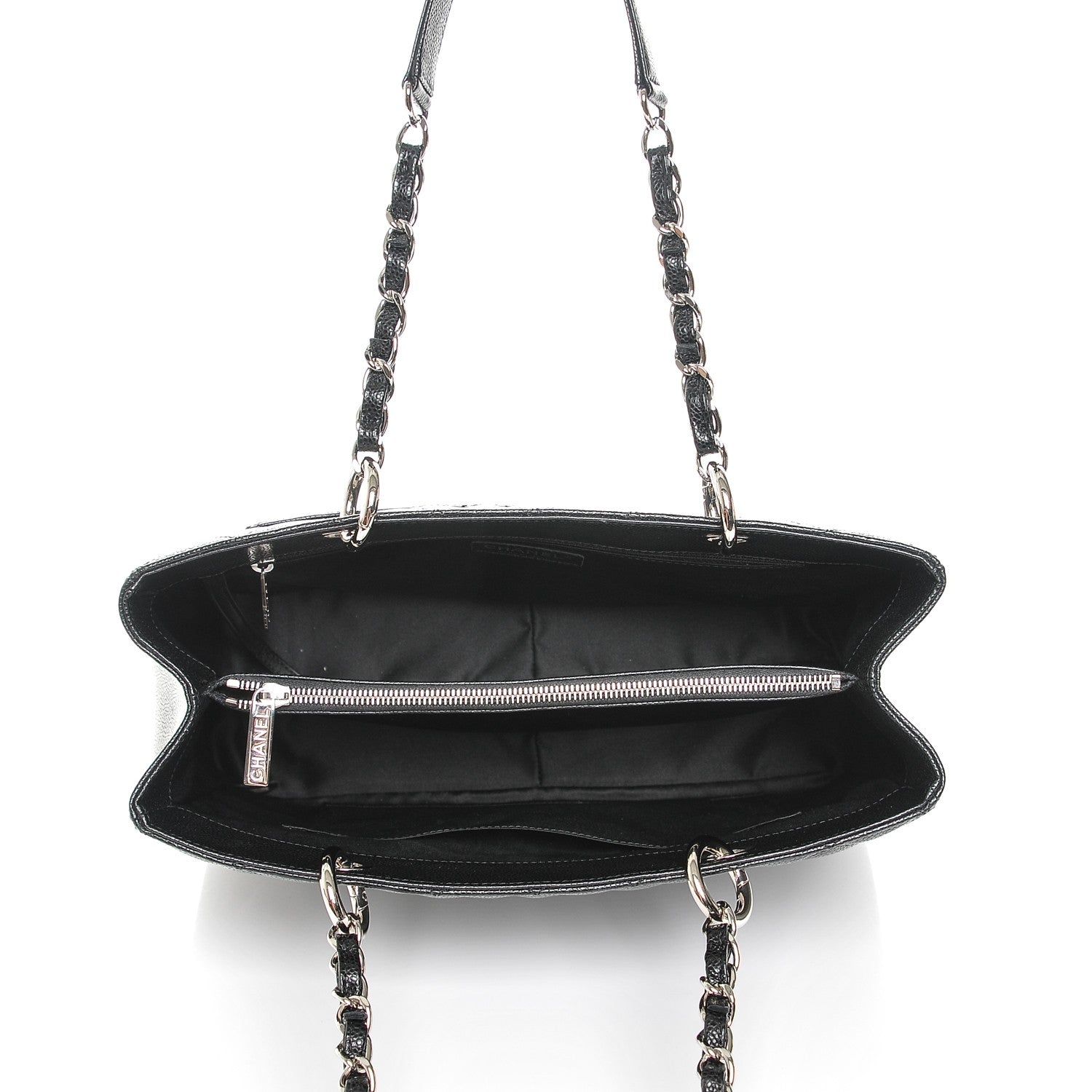 Chanel Caviar Quilted Grand Shopping Tote GST Black 5 of 7